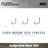 Carlige Fudo Worm 103F Finesse Nr.6 12buc/plic
