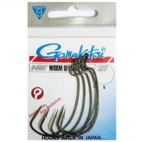 Carlige Gamakatsu Worm Offset EWG SL NS Black, Nr.5/0, 5buc/pac