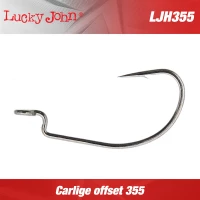 Carlige Lucky John Offset 355 nr.2 8buc/plic