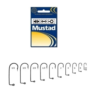 Carlige Mustad M32627 BLN pentru Jig/Twister, nr.2/0, 100buc/plic Carlige Mustad M32627 BLN pentru Jig/Twister, nr.2/0, 100buc/plic