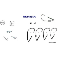 Carlige Mustad Offset Lestate Power Lock Plus Pentru Twister, Nr.2/0 3buc/plic