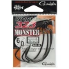 Carlige Off-Set GAMAKATSU Worm-323 Monster Black, Nr.7/0,  4buc/pac
