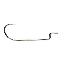 Carlige Offset Vanfook Worm-45B NS Black Slim Upper Offset Hooks Nr.2/0, 7buc/plic