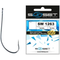 Carlige Sunset Sunhooks SW 1263NI, nr.10, 20buc/plic Carlige Sunset Sunhooks SW 1263NI, nr.10, 20buc/plic