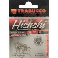 Carlige TRABUCCO Hisashi 10608N Sode Bent, Nr.6, 15buc/pac Carlige TRABUCCO Hisashi 10608N Sode Bent, Nr.6, 15buc/pac