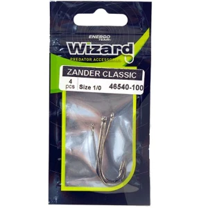 Carlige Wizard Zander Classic Pro Perch Momeala Vie, Nr.5/0, 3buc/plic Carlige Wizard Zander Classic Pro Perch Momeala Vie, Nr.5/0, 3buc/plic