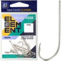 Carlige ZEOX Hook Baitholder Long Shank 402NI, Nr.8, 10buc/pac