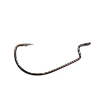 Carlige offset Vanfook Worm-55B Flat Offset Hooks Nr.1/0, 8buc/plic