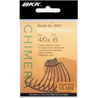 Jig Offset BKK Chimera Wide Gap Worm Hook Super Slide Coating, Nr.3/0, 6buc/pac