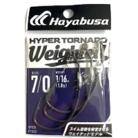 Jig Offset Hayabusa Hyper Tornado Weighted, Nr.6/0, 1.8g, 3buc/pac