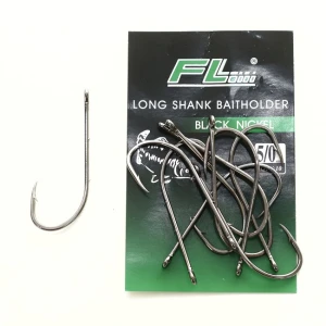 Carlige Fl Long Shank Baitholder 10buc/plic Marime 7/0