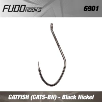 Carlige Fudo Catfish Cats Bn Black Nickel Nr.7/0  4buc/plic