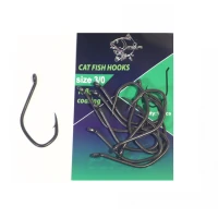 CARLIGE PRO FL CAT FISH HOOK TEFLONATE NR 2/0 10BUC CARLIGE PRO FL CAT FISH HOOK TEFLONATE NR 2/0 10BUC