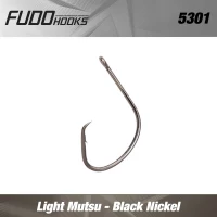 Carlige Fudo Light Circle Mutsu BN black nickel nr.3/0  5buc/plic