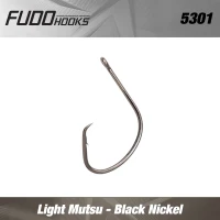 Carlige Fudo Light Circle Mutsu BN black nickel nr.5/0  3buc/plic