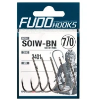 Carlige Fudo Soi Ring Carfish 3401, Nr.8/0, 4buc/pac Carlige Fudo Soi Ring Carfish 3401, Nr.8/0, 4buc/pac