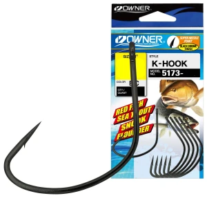 Carlige Owner 5173 K-hook Nr.7/0, 4buc/pac