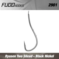 CARLIG FUDO RYUSEN TWO SLICED BN (black nickel) Nr.1  8buc/plic