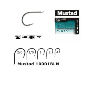 Carlig Mustad Nichel Forjat Revers Rotund 10 Buc Nr.4