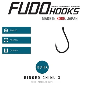 Carlige Fudo Ringed Chinu X Bn-6501 Nr.1/0 Black Nichel 15buc/plic