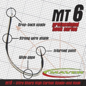 Carlige Maver Match This Mt6 F/barbless Nr 16