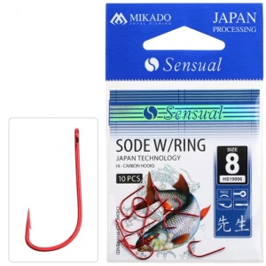 Carlige Mikado Sensual Sode W Ring Nr.12 Red 10buc/plic