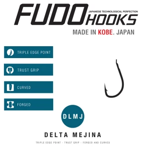 Carlig Fudo Delta Mejina Bn-0031 Nr.8 Bn (black Nickel) 10buc/plic