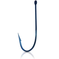 Carlig MUSTAD Ultrapoint M496, Forjat Revers Rotund, Bleu, Nr.1/0, 10buc/plic