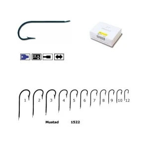 Carlig Mustad M1522 Bleu Cu Tija Lunga, 100buc/cutie Nr.4