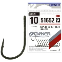 Carlig Owner 51652 Mh-11 Split Shotter Dark Green, Nr.10, 13buc/pac