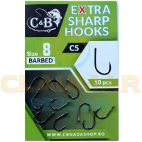 Carlige C&B C5 Extra Sharp, Nr.10, 10buc/pac