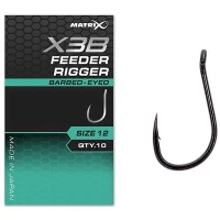 Carlige Feeder MATRIX X3B Feeder Rigger , Barbed, Nr.16, 10buc/pac Carlige Feeder MATRIX X3B Feeder Rigger , Barbed, Nr.16, 10buc/pac