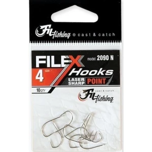 Carlige Filfishing 2090 Nickel Cu Paleta, Nr.12, 10buc/pac Carlige Filfishing 2090 Nickel Cu Paleta, Nr.12, 10buc/pac