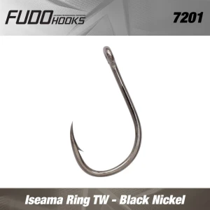 Carlige Fudo Iseama With Ring Tw Istw Tf Teflonat Nr.3/0  7buc/plic