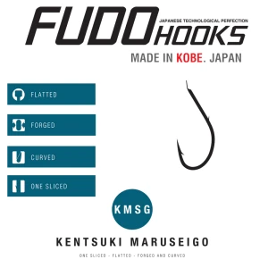 Carlige Fudo Kentsuki Maruseigo Nr.7 Bn (black Nickel) 17buc/plic