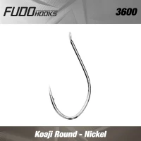 Carlige Fudo Koaji Round BN black nickel nr.15  17buc/plic