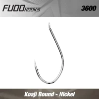 Carlige Fudo Koaji Round BN black nickel nr.15  17buc/plic Carlige Fudo Koaji Round BN black nickel nr.15  17buc/plic