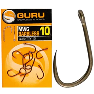 Carlige Guru Barbless Mwg Nr.10, 10buc/pac