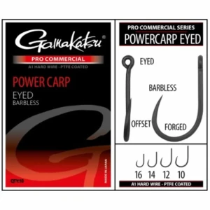 Carlige Gamakatsu Coars PRO-C Powercarp Eyed, Nr.16, 10buc/pac Carlige Gamakatsu Coars PRO-C Powercarp Eyed, Nr.16, 10buc/pac