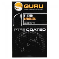 Carlige Guru F1 Eyed Barbless Nr. 16 Carlige Guru F1 Eyed Barbless Nr. 16