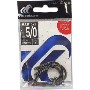 Carlige HAYABUSA Heavy Live Bait LBT571 BN, Nr.5/0, 4buc/pac Carlige HAYABUSA Heavy Live Bait LBT571 BN, Nr.5/0, 4buc/pac