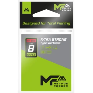 Carlige Mikado X-tra Strong Barbless, N.12, 10buc/pac
