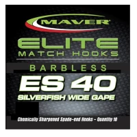 Carlige Maver Seria Elite ES40 Silverfish Wide Gape nr 20