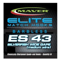 Carlige Maver Seria Elite ES43 Silverfish Wide Gape nr 16