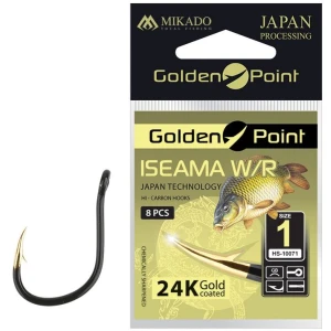 Carlige Mikado Golden Point Iseama W/R, Nr.6, 10Buc/plic Carlige Mikado Golden Point Iseama W/R, Nr.6, 10Buc/plic