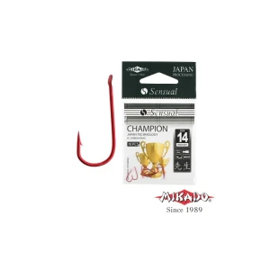 Carlige Mikado Sensual Champion Red Nr.10 10buc/plic