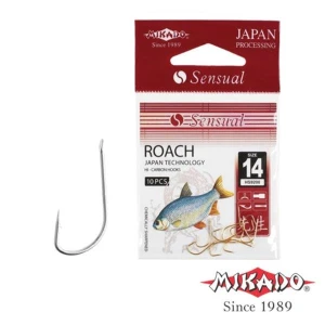 Carlige Mikado Sensual Roach 9200 Nr.10 Nickel 10buc/plic