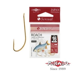 Carlige Mikado Sensual ROACH Nr.10 101 Gold 10buc/plic Carlige Mikado Sensual ROACH Nr.10 101 Gold 10buc/plic