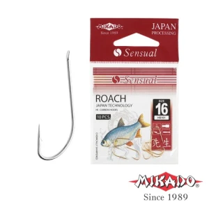 Carlige Mikado Sensual Roach Nr.14 101 Nickel 10buc/plic