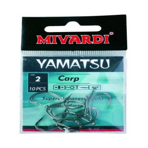 Carlige Mivardi Yamatsu Carp, 10buc/plic Nr.6 Carlige Mivardi Yamatsu Carp, 10buc/plic Nr.6